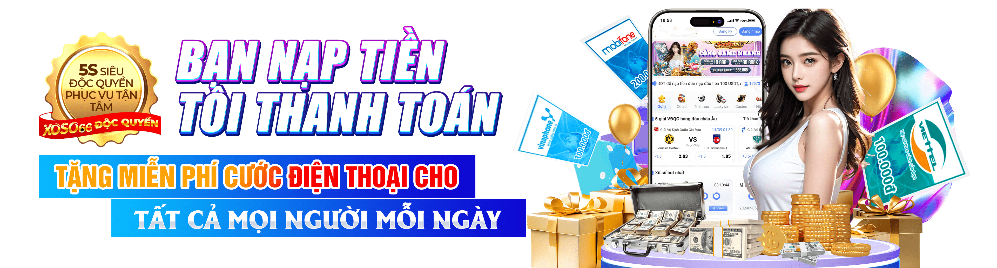 Hình ảnh quảng cáo của ku191 hiển thị nền tảng và các lợi ích